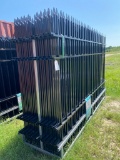 220' of 10' Wrought iron site fence