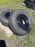 2-235/80R16 Trailer Wheels & Tires 8 lug