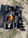 New Wolverine Quick Attach Auger with 2 bits
