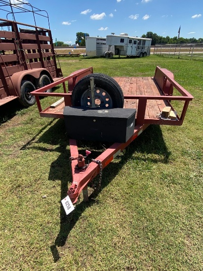 6x12 Trailer with tool box,spare tire bill of sale