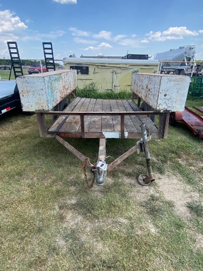 6x10 Utility Trailer with side boxes