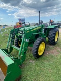 John Deere 5075E 1648 hrs not verified 4x4 with loader