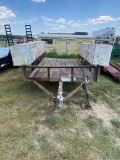 6x10 Utility Trailer with side boxes