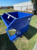 Large Blue Self Dumping Hopper