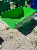 Small Green Self Dumping Hopper