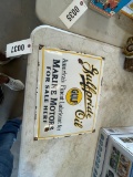 Gulf oil Porceln sign