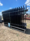 EINGP 220 Wrought iron fence with post
