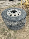 2-295/75/22.5 steel, alluminum wheel