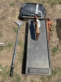 tile Saw & Tile Scraper & pipe wrench
