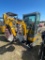 2024 AGT QK18RXS Mini Excavator closed Cab with AC, Hydraulic Thumb & swing boom