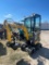 New 2024 AGT QH13R Closed Cab Mini Excavator 13.5HP Gas Engine Busted rear Glass