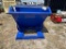Large Blue Self Dumping Hopper