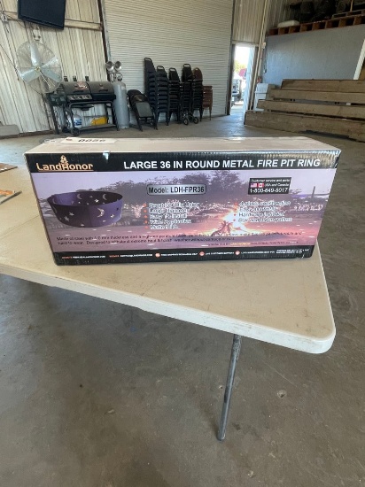 Land Honor 36" Round Metal Fire Pit ring