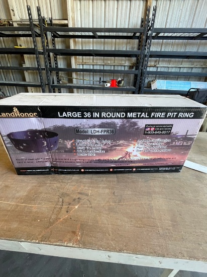 Land Honor 36" Round Metal Fire Pit ring