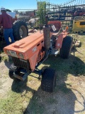 Kubota B7100 HST with finish mower, runs , has a water leak