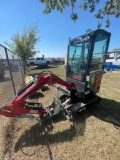 New Miva VA13C closed Cab Mini Excavator 13.5HP Gas Engine Hydraulic Leak