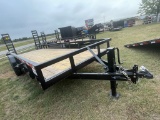 New 83x20ft. Heavy Duty with 7K Axles with brake stand up ramps Heavy duty hitch & Jack