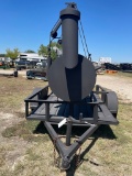 Heavy Duty Built Smoker on Trailer