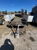 5x8 utility Trailer with side boxes