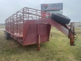 WW 6x24ft. 7K Axles 2 cut Gates new Floor, Gooseneck