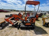 New AGT QH12R Mini Excavaator 13.5 HP Gas Engine
