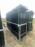 200' 10x7 Galvanized Steel Fence with post & hardware