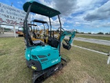 AGT QK16R Mini Excavator, Hydraulic Thumb 13.5 HP Gas Engine