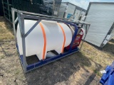 New Blue Viper 4000 PSI Heated Pressure Washer on skid with 200 gallon Tank