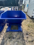 Blue Self dumping hopper