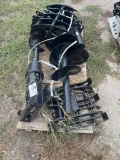 9 Pc Mini Excavator attachment Bundle