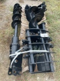 9 Pc Mini Excavator attachment Bundle