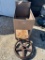 Metal Cart  Large Compressor Pully