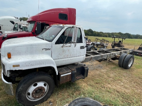 96' Chevy Kodiak CAT Diesel Engine Parts Truck no title