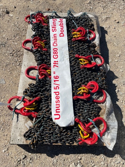 Pallet of New 5/16 7' Chain Sling
