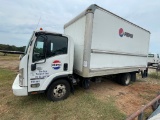 2011 Isuzu PUPR HD Box Truck,Diesel Engine non runnins Vin#00474 has title
