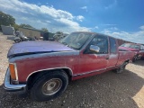 1989 GMC 1500 EXT Cab non running no title
