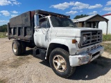 84' GMC Dump Truck 6 Yard Dump Chevy 350 EngineRuns & Bed pumps Bill of Sale no title 2 Gear Rear En