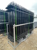 200' 10x7 Galvainzed steel fence with 21 post with connectors