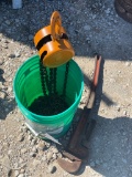 2 ton chain hoist & Large Pipe Wrench