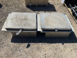 2 Alluminum Tool Boxes