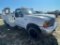 1999 Ford F550 2WD Stanard Trans 7.3 Power stroke shows 330K runs Utility bed crane & compressor bot