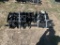 9 Pc Mini Excavator Attachment Bundle