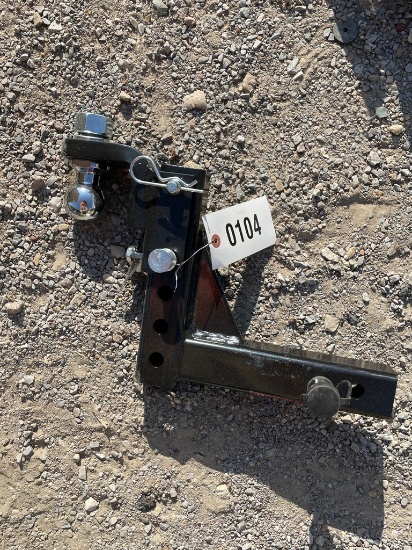 Drop hitch with lock & keys 2"