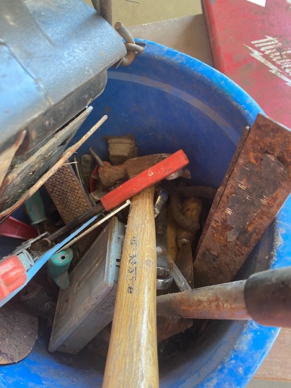 Tub of tools & sander