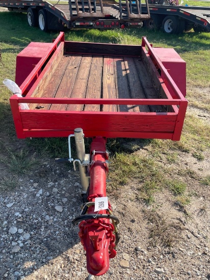 4x8 Trailer new tires jack lights oil treated