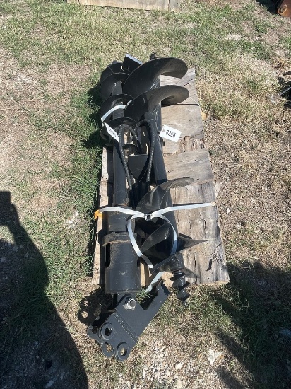 Mini Excavator Auger with 3 bits