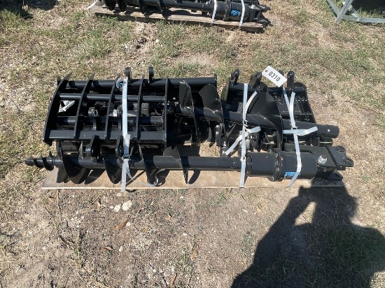9 Pc Mini Excavator Attachment Bundle