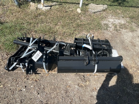 9 Pc Mini Excavator Attachment Bundle