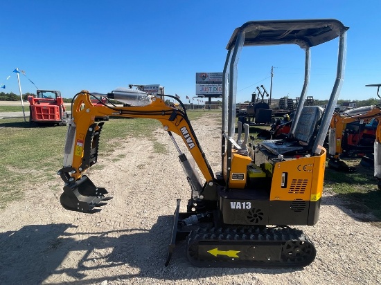 New 2024 Miva VA13 Mini Excavator 13.5HP Gas Engine