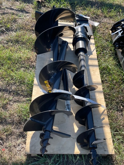 Miva Mini Excavator Auger with 3 bits 8,12,16"